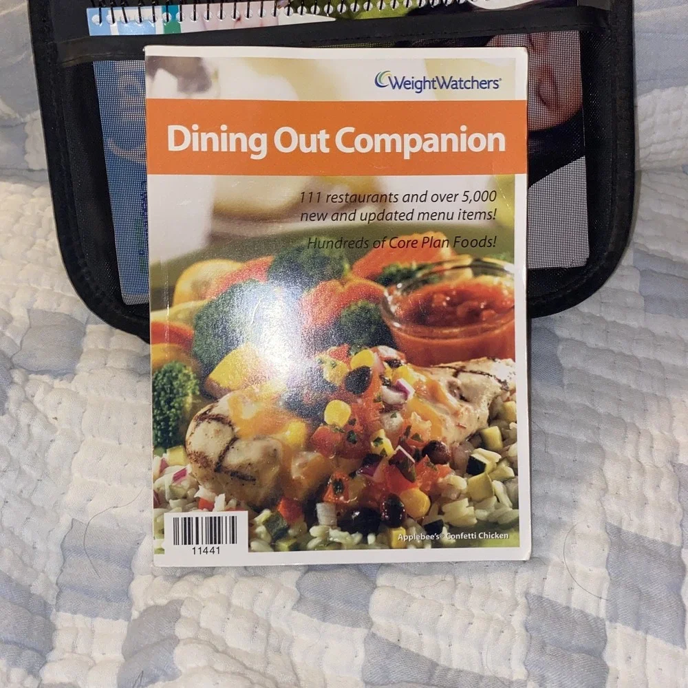 WW Weight Watchers Black Member Carrying Case Turn Around Nylon NWT W/ 3 Books‎
